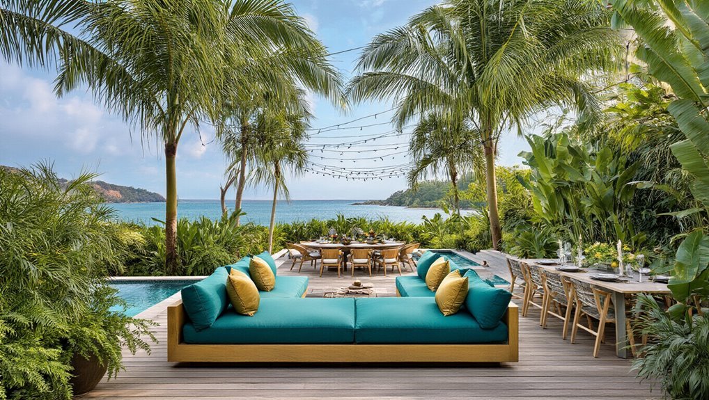 tropical oasis backyard retreat