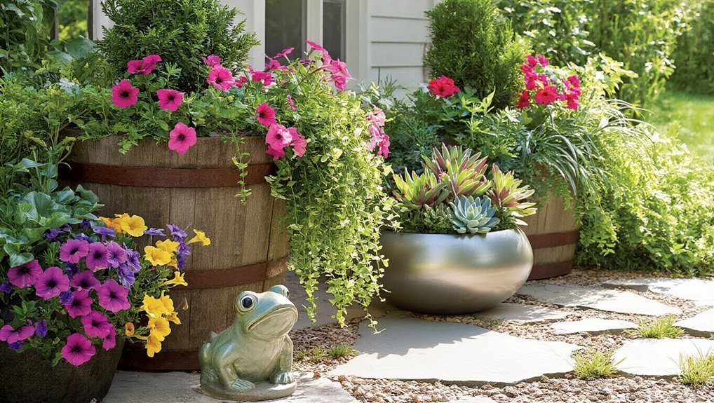 unique planters enhance aesthetics