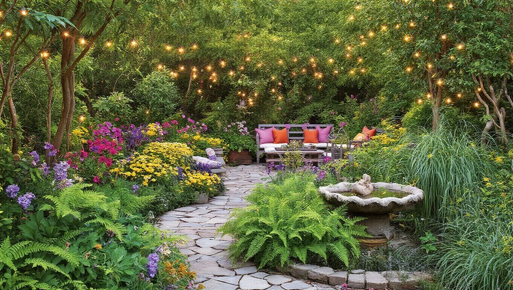 vibrant garden design elements