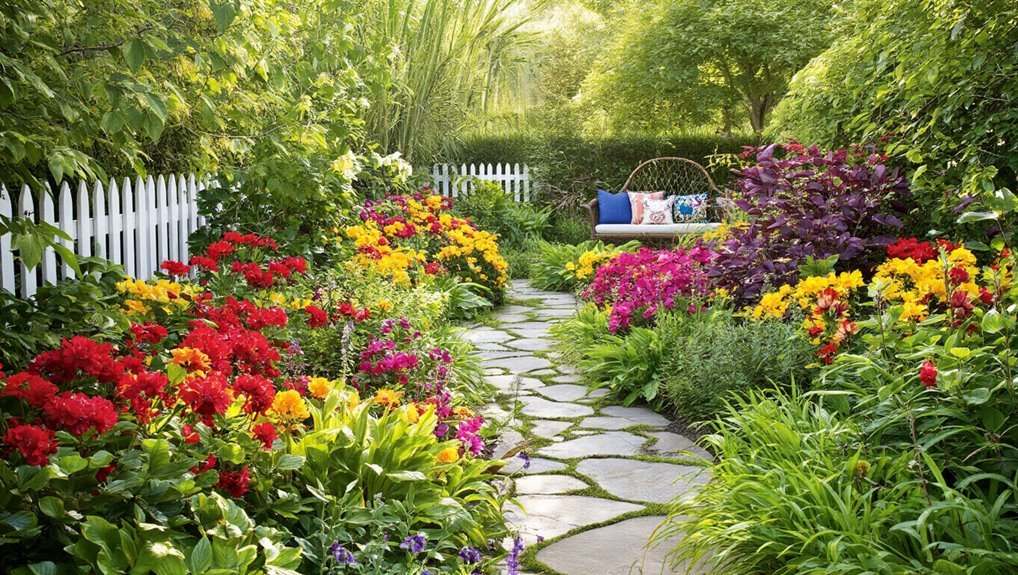 vibrant plants enhance curb appeal