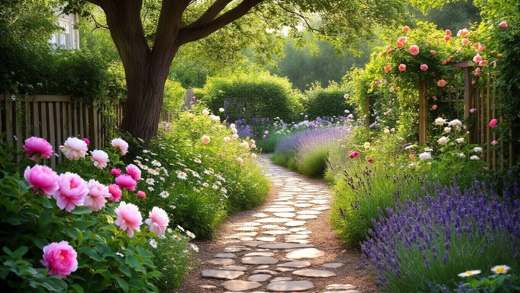 whimsical pathways and borders