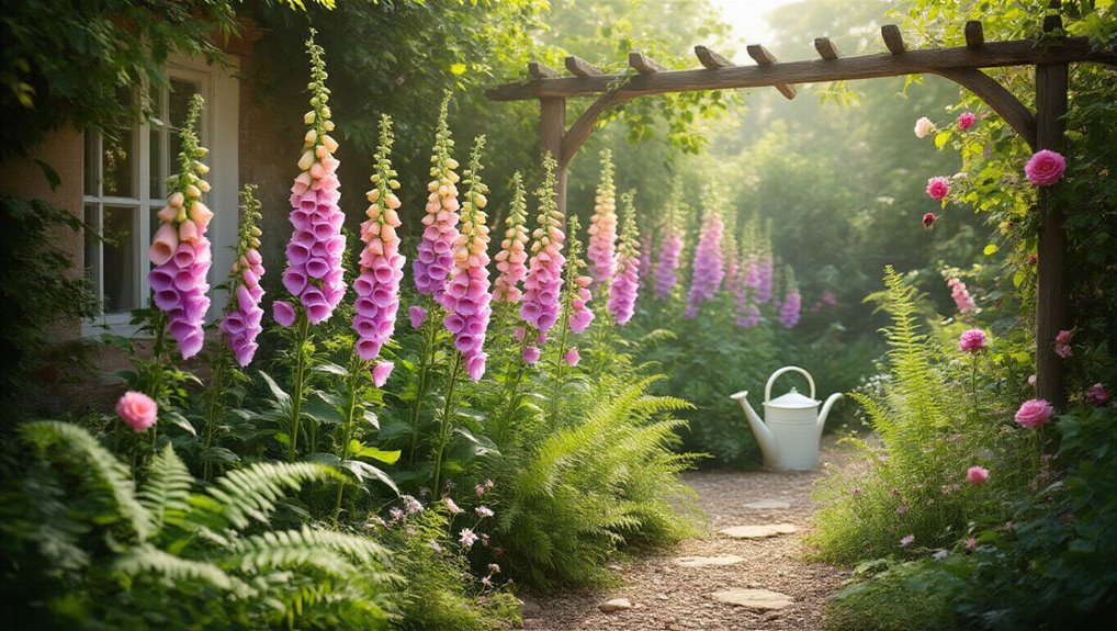 charming foxgloves enhance gardens