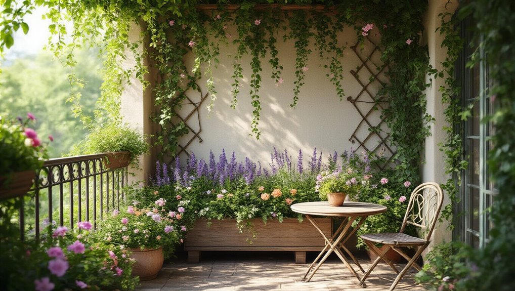 climbing plants enhance vertical gardens