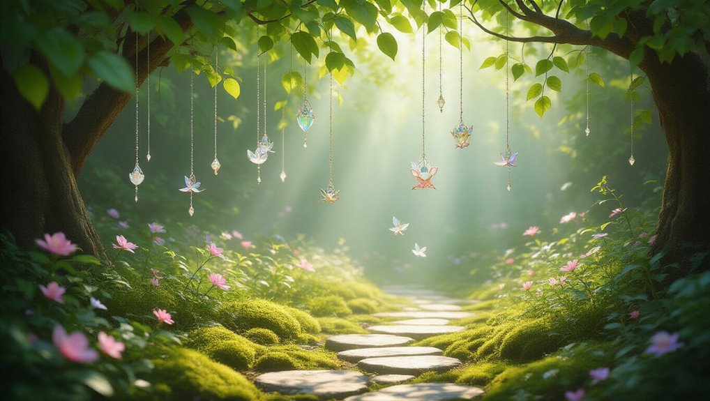 enchanting garden wind chimes