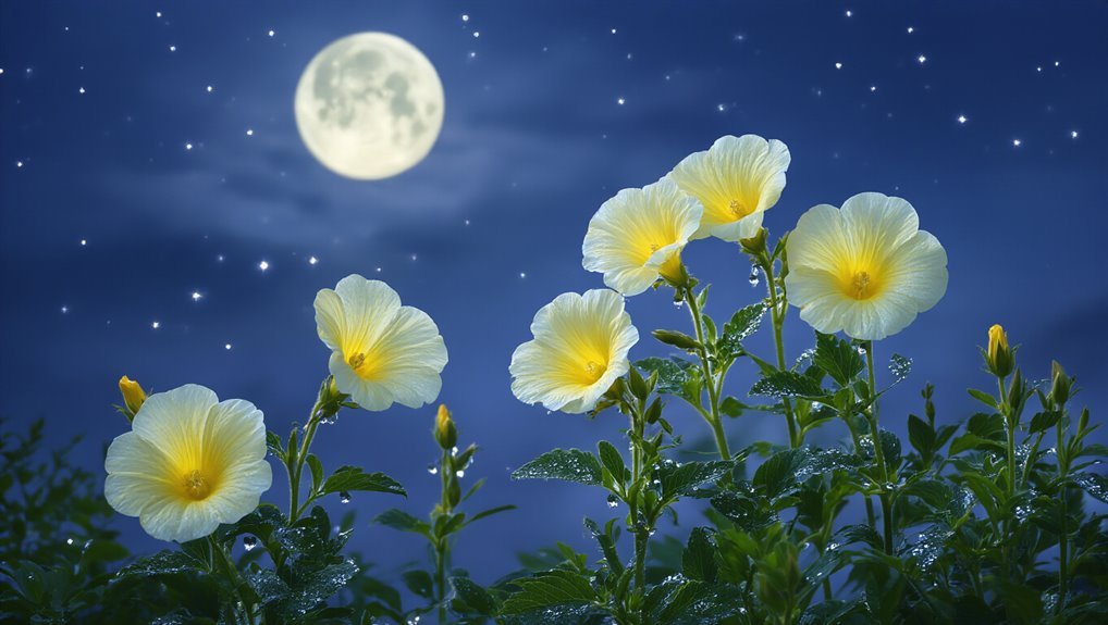 evening garden s enchanting blooms