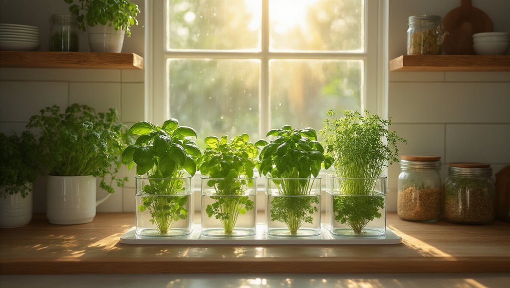 hydroponic kitchen herb system