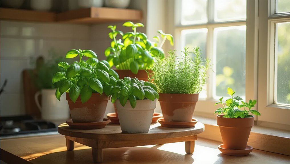 maximize kitchen herb space