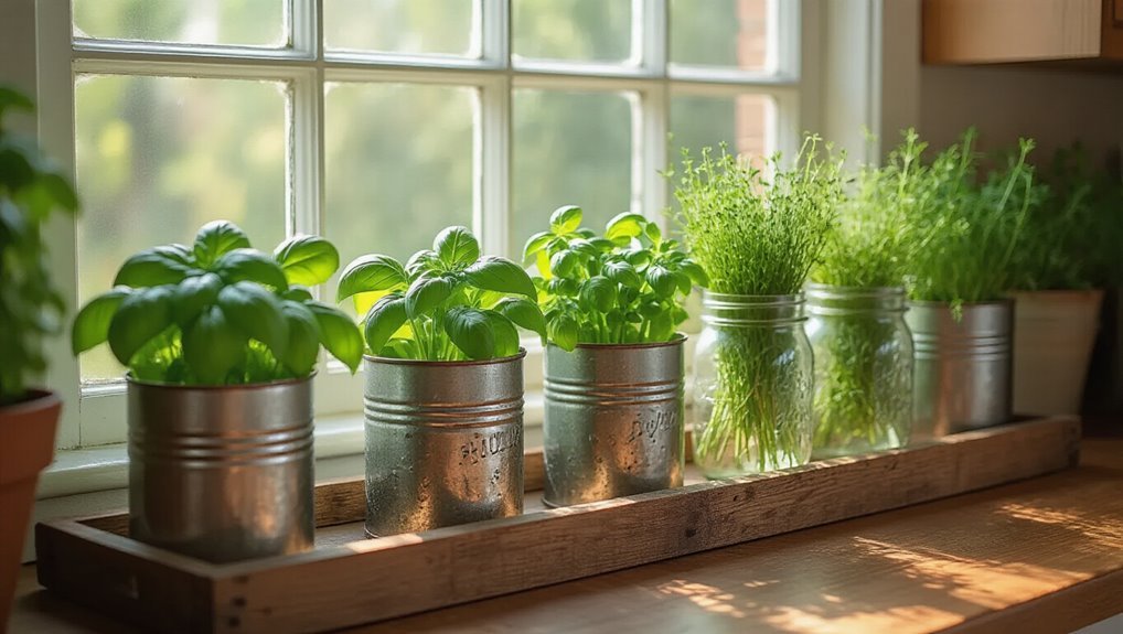 recycled containers for gardening