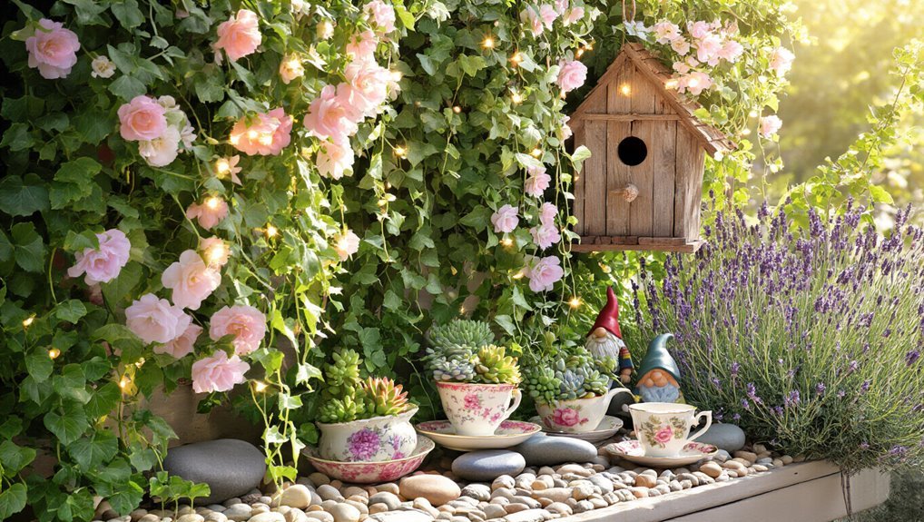 whimsical touches for gardens