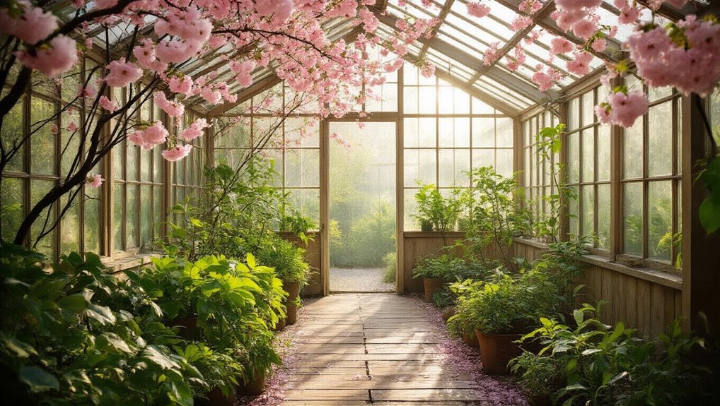 cherry blossom greenhouse maintenance