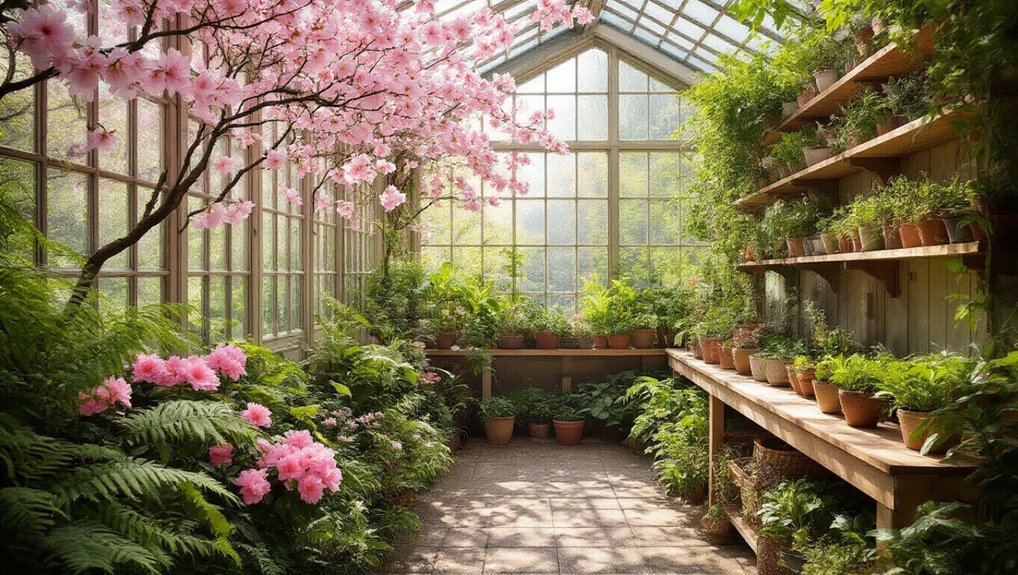 cherry blossom inspired plant selection