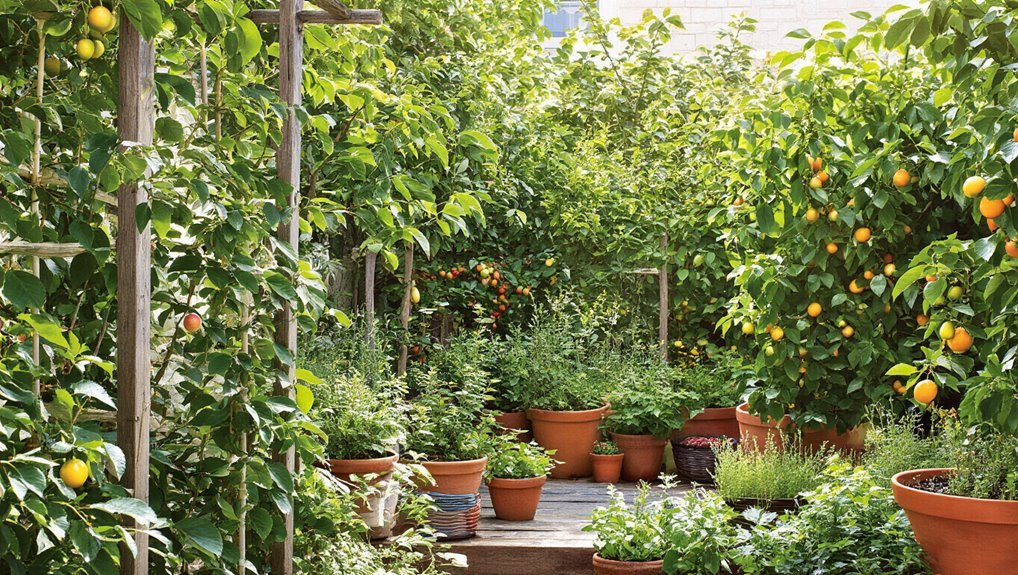 compact fruit trees thrive