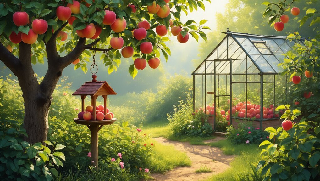 vibrant seasonal fruit tree beauty