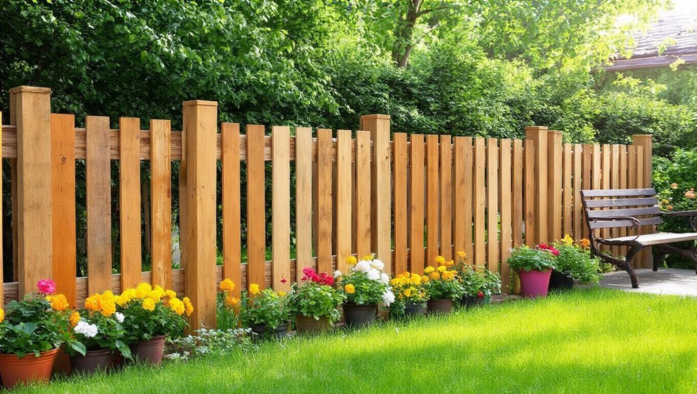 chic diy pallet fence