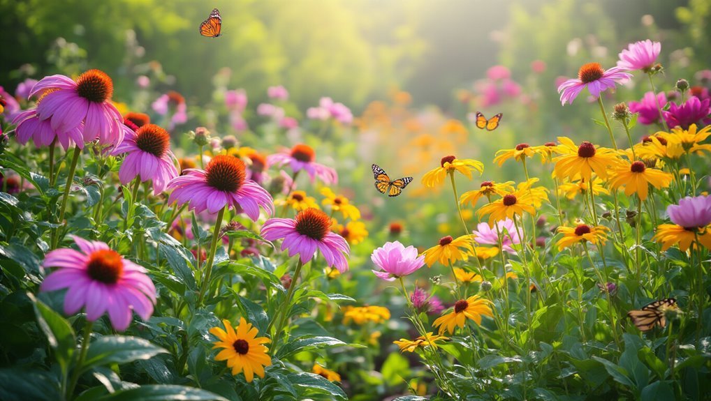 low maintenance spring perennials garden