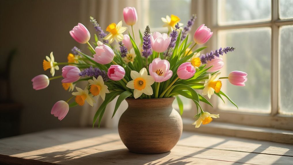 seasonal floral color palettes