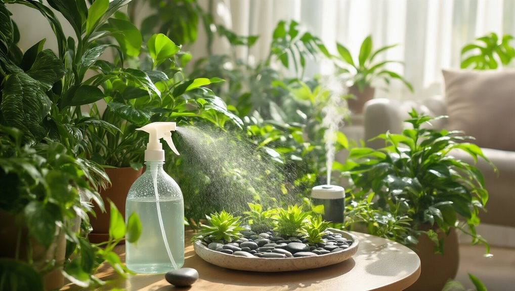 boost indoor plant humidity