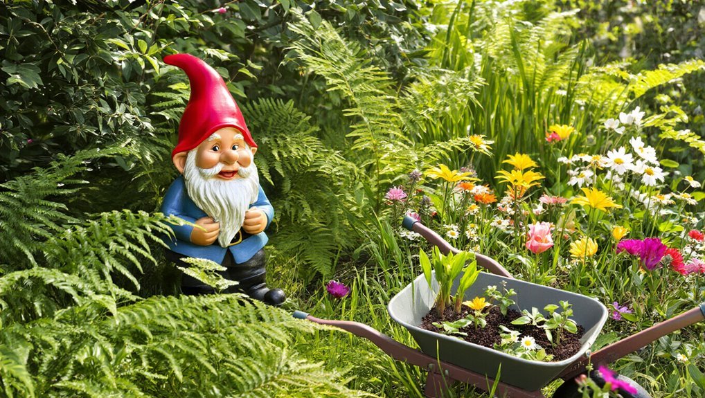 charming gnomes enhance gardens