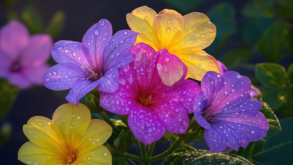 colorful night blooming garden surprise