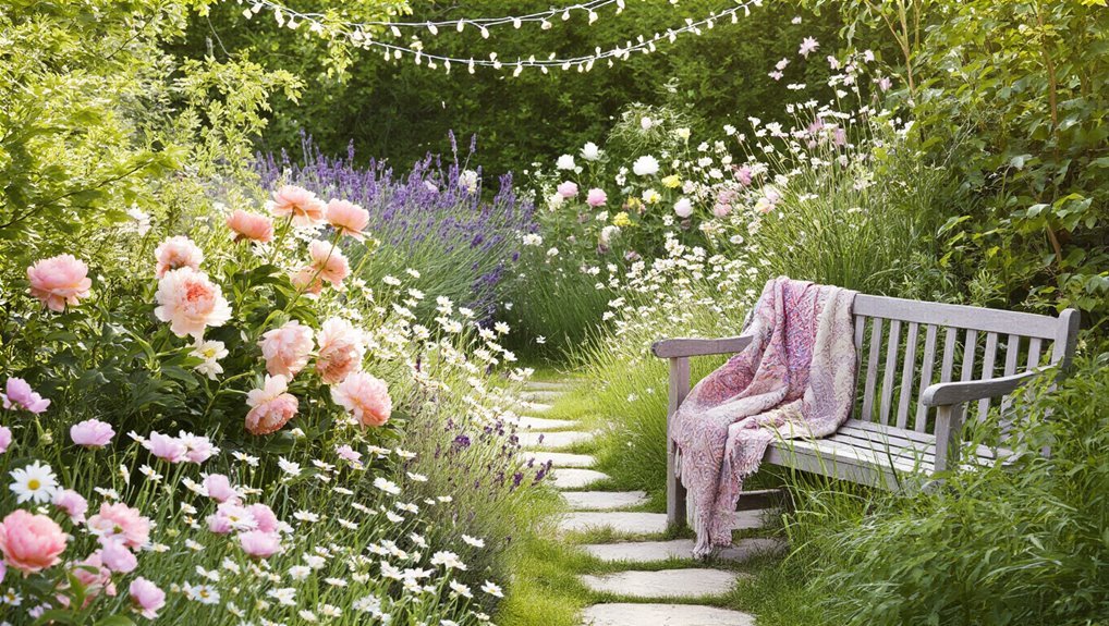 cozy garden seating retreat
