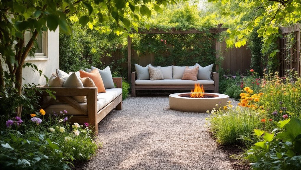 cozy outdoor seating retreat