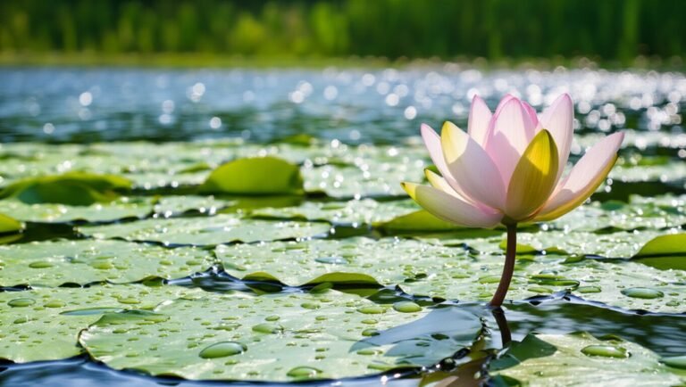 cultivating beautiful lotus flowers