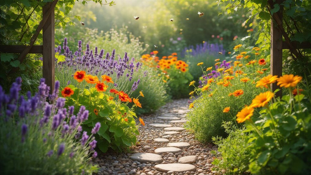 edible flowers enhance design