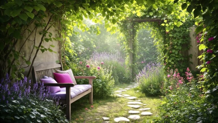 enchanting backyard retreat space