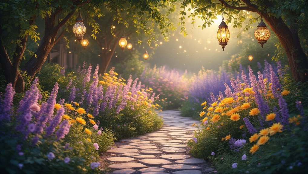 enchanting garden lighting ideas