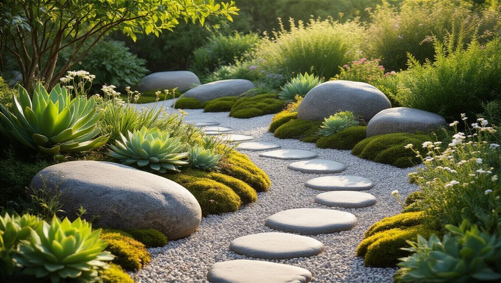 gravel pathways enhance garden design