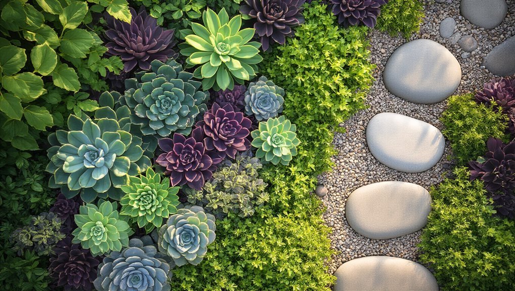 low maintenance rock garden plants