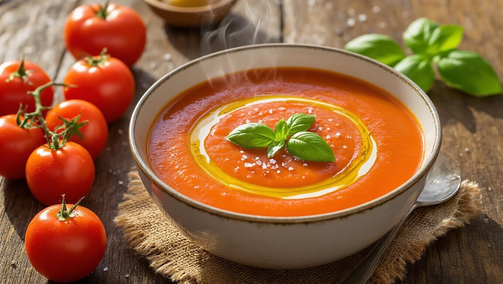 nutritious comforting tomato soup