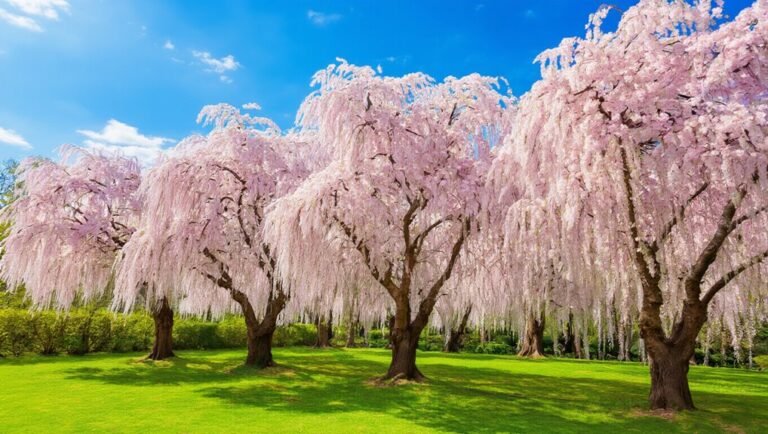 stunning backyard cherry blossoms