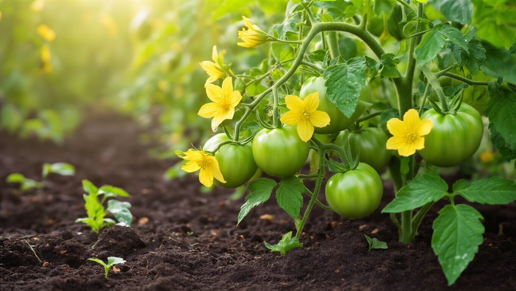 tomato plant stress indicators