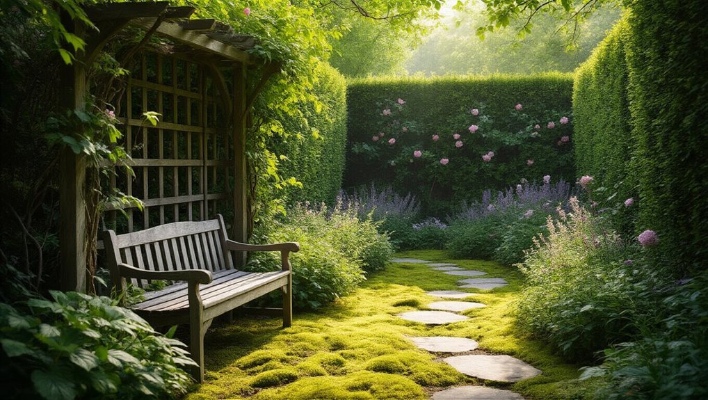 tranquil private garden location