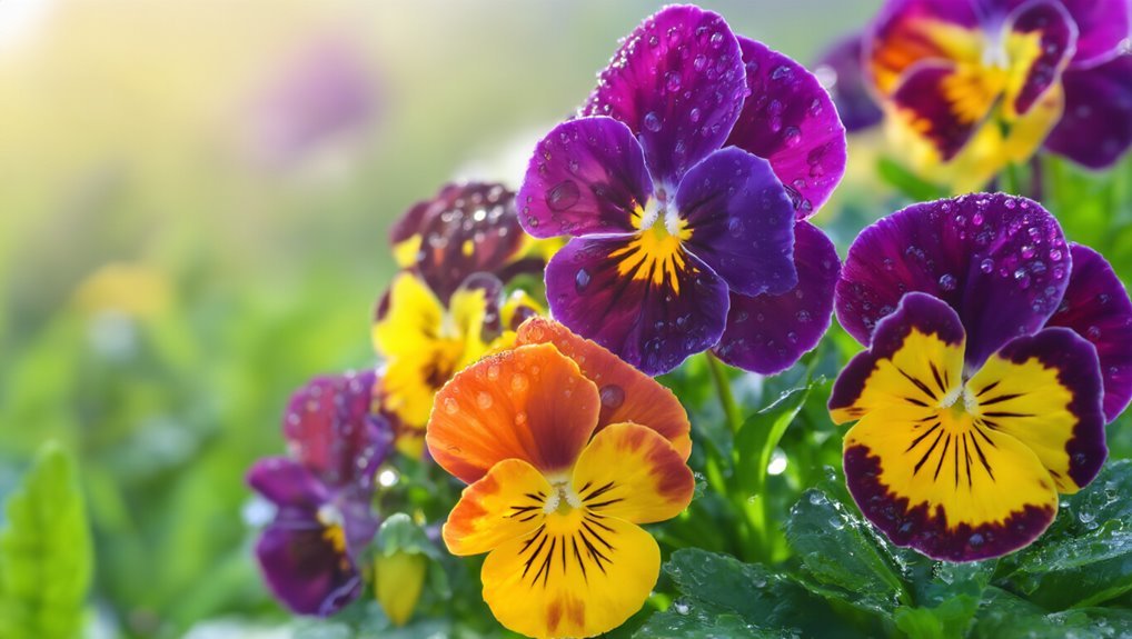 vibrant versatile pansy flowers